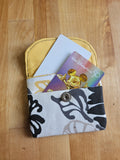 Yellow (Flower) Sewn Wallet