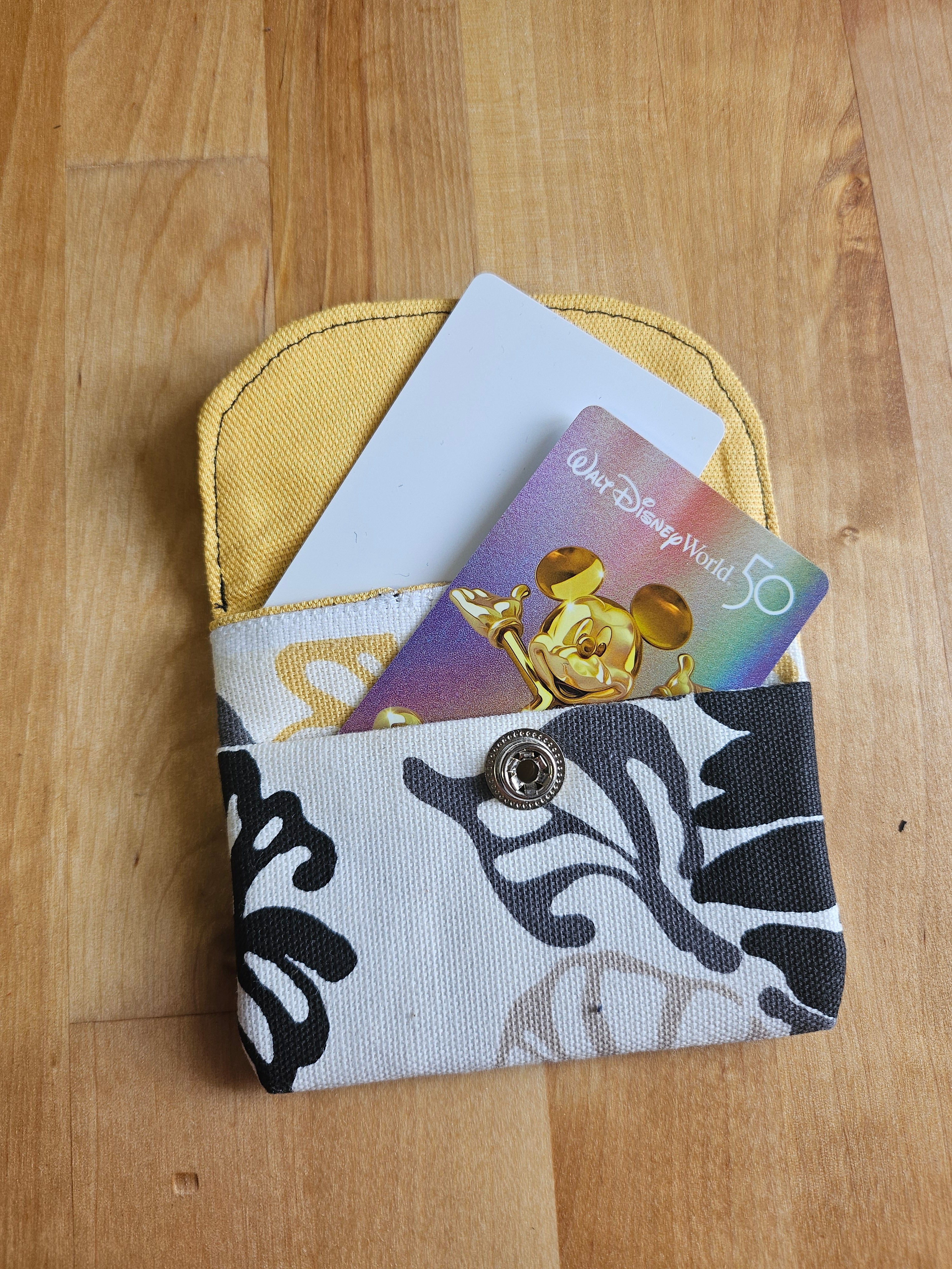 Yellow (Flower) Sewn Wallet